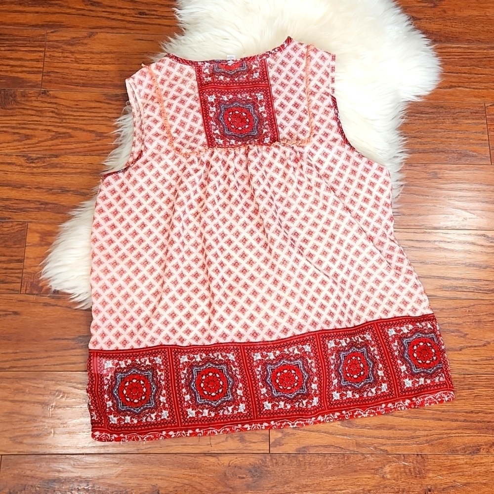 Westport Boho Sheer Sleeveless Tank - Picture 4 of 4